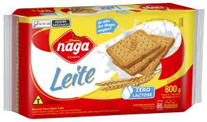 Biscoito Leite 800g NAGA
