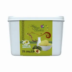Pote 2 litros – 1,6 kg Creme de Abacate C/4 un Fruta Brasileira
