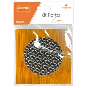 KIT Porta Copos Akash Imports CRS-2287 – Elegância e proteção para sua mesa