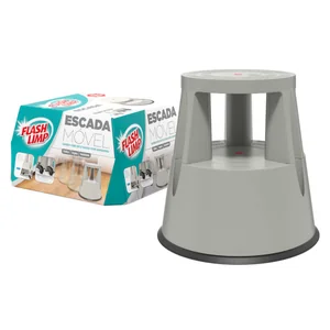 Escada Móvel Cinza Flash Limp PREÇO SOB CONSULTA