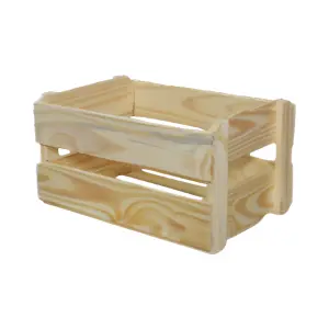 Caixote de Feira Natural M Ref. 100045 - Elis Artesanatos