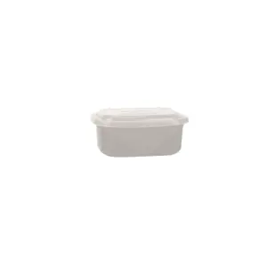 Pote Retangular de plástico 800ml