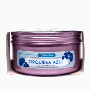Vela Aromática Perfumadaorquídea Azul 95G Latinha