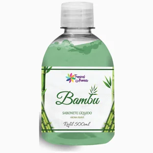 Refil 500ml Sabonete Líquido Bambu