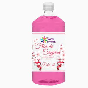 Refil 1L Sabonete Líquido Flor De Cerejeira