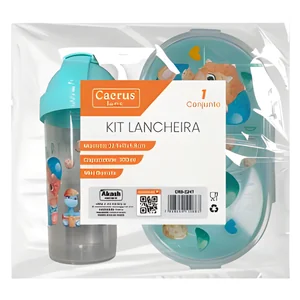 Kit Lancheira Akash Imports CRS-2247 Ideal para Refeições e Lanches com Estilo e Praticidade