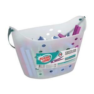 Cesto de Prendedores Classic 36 pç. Flash Limp PREÇO SOB CONSULTA