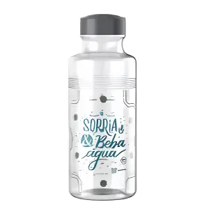 Garrafa H2O Pet Cristal 500ml PANAMBY Ref 939 Uso Doméstico