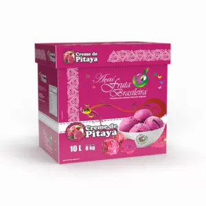 Caixa 10 litros – 8 kg Creme de Pitaya Fruta Brasileira