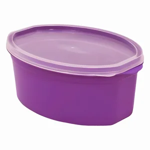 Pote G Oval 1,6L Color Tampa Transparente Ref. 30