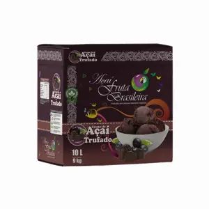 Caixa 10 litros – 9 kg Açaí Trufado Fruta Brasileira