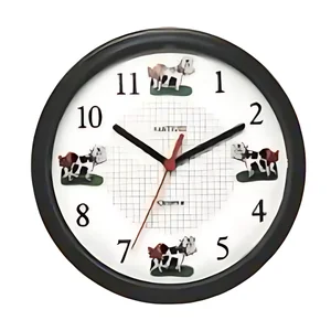 Relógio de Parede Redondo Vaquinha 22cm - Nativo