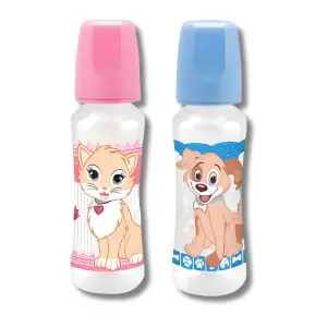 Mamadeira Linha Premium Chérie & Duke Cinturada 240ml