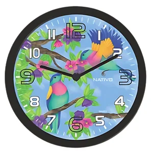 Relógio de Parede Primavera Redondo - Nativo