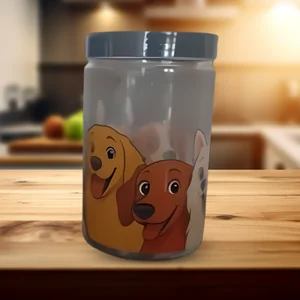 Potes de Mantimentos Dogs 1700ml Ref. 5697  - Organização e Praticidade Plásticos Ideal