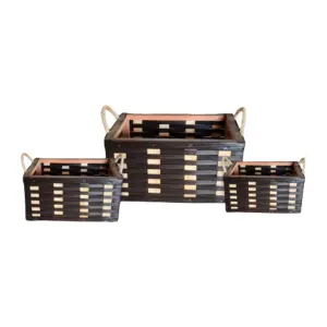 Baú Sem Tampa de Sintético Ref. S18/S19/S20 - Elis Artesanatos