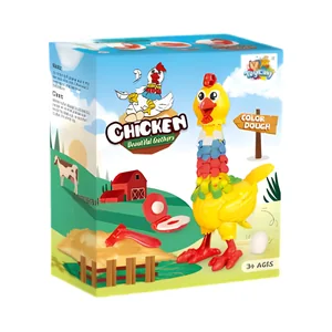 Galinha Pescoçuda  Massinha de Modelar  TK-AB8734 Toy King - Divertido para todos os kid 