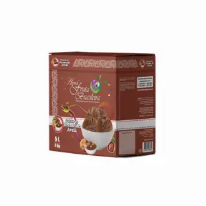 Caixa 5 litros – 4 kg Gelato de Creme de Avelã Fruta Brasileira