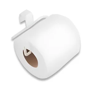 Suporte Papel Higiênico Acoplado Branco Linha Banho Azzo