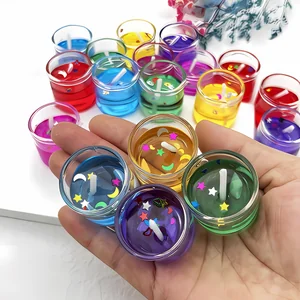 Vela Colorida em Gel Kit com 4 Lila Home – Aromática, Decorativa e Perfeita para Presentes