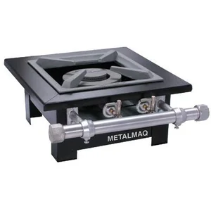 Fogão 1 Boca Baixa Pressão M1SLDM De Mesa METALMAQ