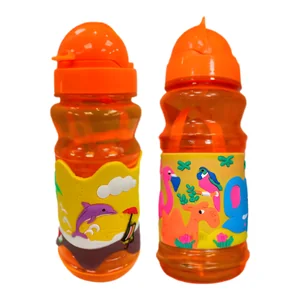 Garrafa Infantil 400 ml Akash Imports CRS-2894 Ideal para Escola, Viagens e Passeios
