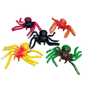 Brinquedo De Animal Aranha 10x15cm HAI BRASIL AIH1324 Infantil E Divertido Para Brincadeiras E Decoração