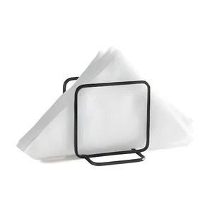 Porta Guardanapos Preto Linha Cozinha Azzo