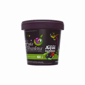Pote 500 ml – 460 g Açaí Natural C/6 un Fruta Brasileira