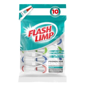 Prendedor Multiuso Emborrachado 10 pç. Flash Limp PREÇO SOB CONSULTA