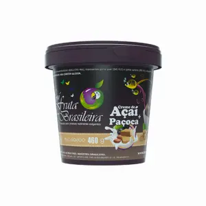 Pote 500 ml – 460 g Açaí com Paçoca C/6 un Fruta Brasileira