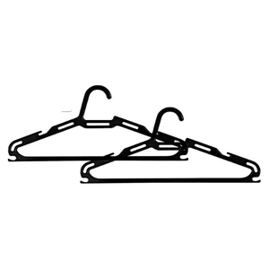 Cabide Slim Preto UtiliPlas Ref. 1314