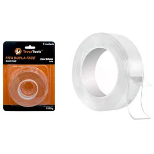 Fita Dupla Face  2Mx30mm Akash Imports TRY-0105 – Alta Resistência e Durabilidade