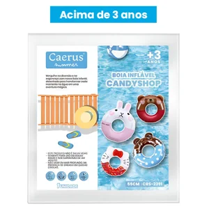 Bóia Donuts 55 cm Inflável Akash Summer CRS-2391 – Diversão na Piscina Garantida