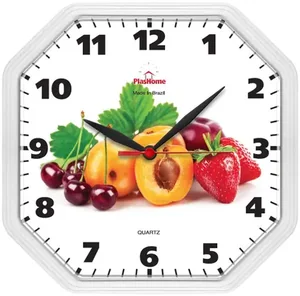 Relógio de Parede Gama Branco Fruta Oitavado Plashome