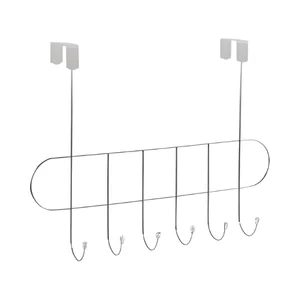 Suporte Multiuso P/ Porta/Box Cromado Linha Organizador Azzo