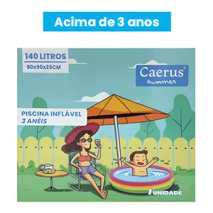 Piscina Inflável 140 Litros Akash Summer CRS-2185 – Diversão e Praticidade para o Verão!