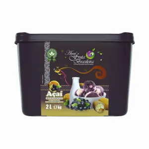 Pote 2 litros – 1,7 kg Açaí Casadinho C/4 un Fruta Brasileira