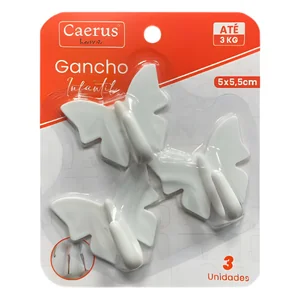 Gancho Multiuso Akash Imports CRS-2353 Suporta Até 3kg – Prático e Resistente