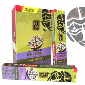 Incenso Nag Champa Kultrun Zed Black Ref. ZBK25