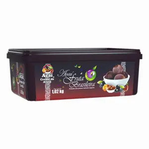 Pote 1,02 kg Açaí com Creme de Avelã C/4 un Fruta Brasileira