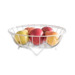 Fruteira Redonda Branco Linha Cozinha Azzo