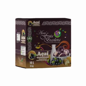 Caixa 10 litros – 9 kg Açaí Casadinho Fruta Brasileira