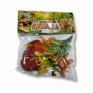 Kit Reino Animal PRECIZA Ref 1159 Brinquedo Infantil Educativo Divertido E Interativo Para Crianças