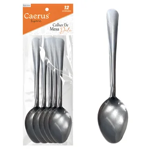Colher de Mesa Deli em Aço Inox Akash Imports CRS-2596 – Resistência e Elegância para o Dia a Dia