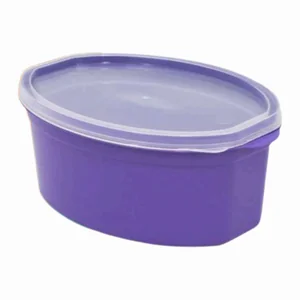 Pote GG Oval 3,5L Color Tampa Transparente Ref. 657