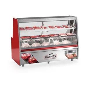 BALCÃO FRIGORÍFICO P/ CARNES E AVES GRTA-200 VM GELOPAR