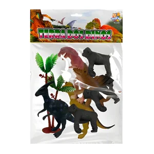  Dino T-Rex  Emborrachado  TK-1204 Toy King - Divertido para todos os kid 