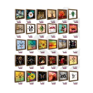 Relógio com Estampa Medidas 15x15cm Ref. 684