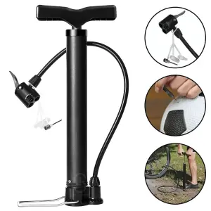 Bomba De Ar Manual Ref. SQ1989 Marca SQ Portatil E Pratica Para Inflar Diversos Itens